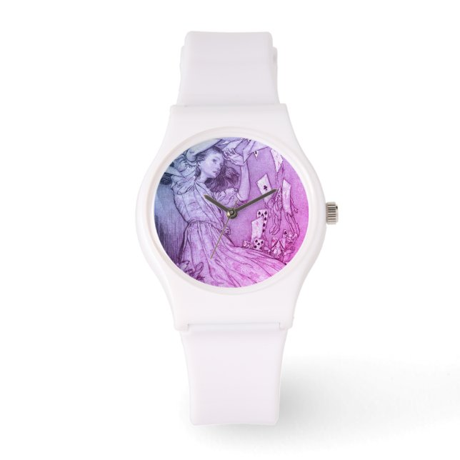 Alice im Wunderland Lewis Carroll Rackham Armbanduhr (Vorderseite)