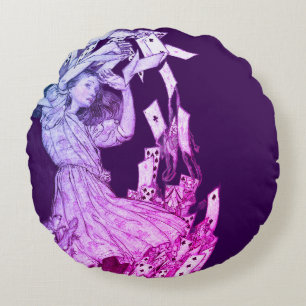Alice im Wunderland Lewis Carroll Rackham Rundes Kissen