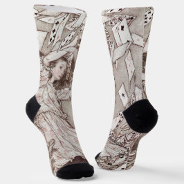 Alice im Wunderland Lewis Carroll Rackham Socken