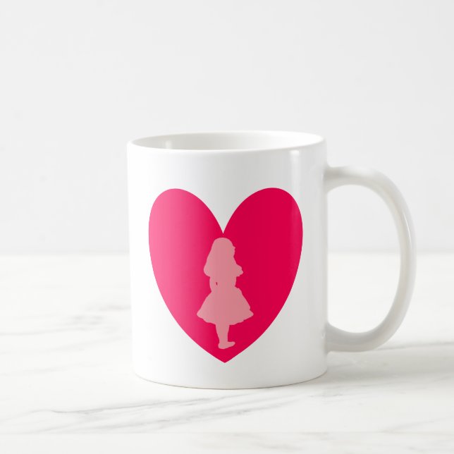 Alice im Wunderland-Liebe Kaffeetasse (Rechts)