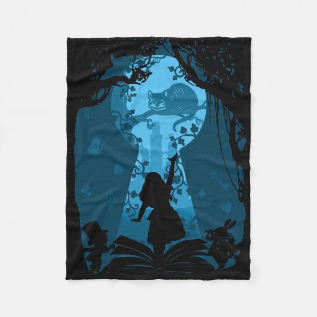 Alice im Wunderland Lover Throw Blanket Fleecedecke (Vorderseite)
