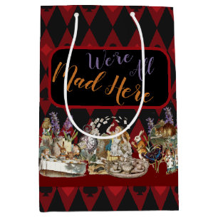 Alice im Wunderland Mad Cheshire Cat Mittlere Geschenktüte