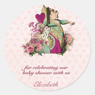 Alice im Wunderland Mad Hatters Tee Party Custom Runder Aufkleber