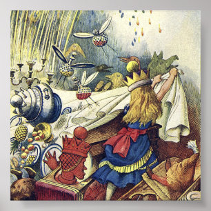Alice im Wunderland Mad Tea Party 2 Poster