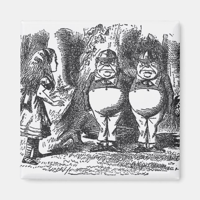 Alice im Wunderland Magnet (Vorne)