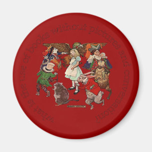 Alice im Wunderland Magnet
