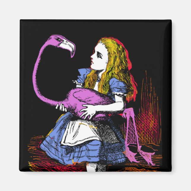 Alice im Wunderland Magnet (Vorne)