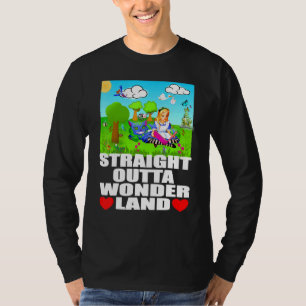 Alice im Wunderland Männer Frauen Kinder im Freien T-Shirt