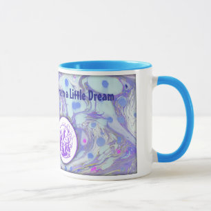 Alice im Wunderland-Marmorpapier entwarf Tasse