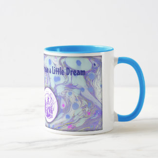 Alice im Wunderland-Marmorpapier entwarf Tasse