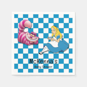 Alice im Wunderland mit Cheshire Cat Baby Dusche Serviette