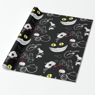 Alice im Wunderland-Muster Geschenkpapier