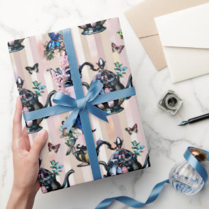 Alice im Wunderland Muster Geschenkpapier