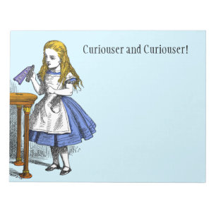 Alice im Wunderland Notizblock