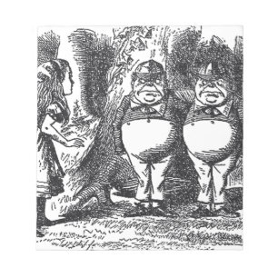 Alice im Wunderland Notizblock