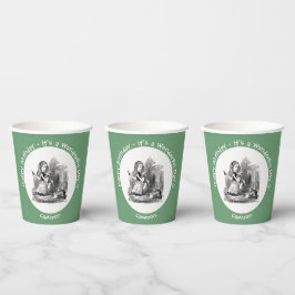 Alice im Wunderland Party - Alice und das Kitten Pappbecher