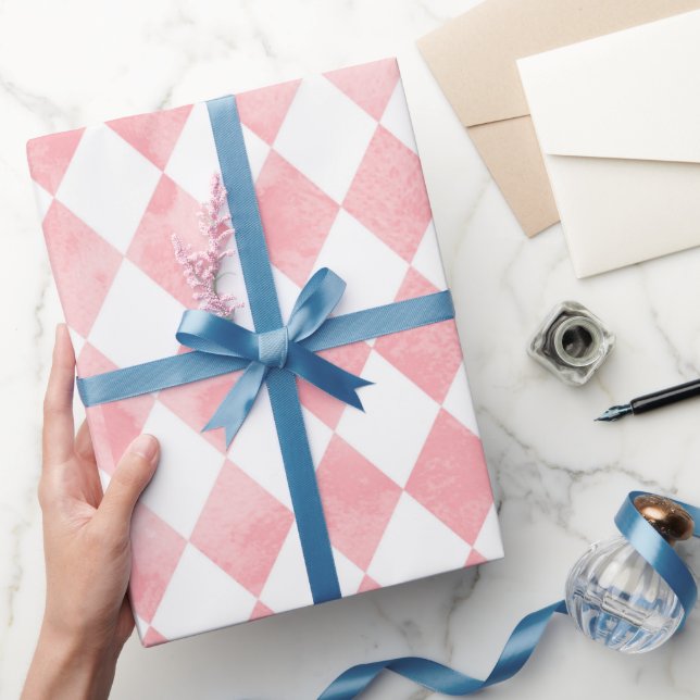 Alice im Wunderland Pink Wrapping Paper Geschenkpapier (Schenken)