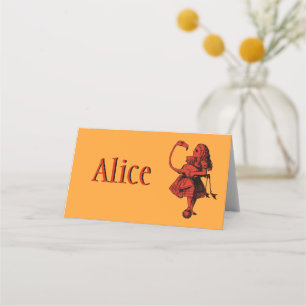 Alice im Wunderland Platzkarte