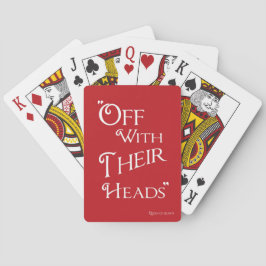 Alice im Wunderland Playing Card - Königin des Her Spielkarten