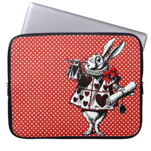 Alice im Wunderland Polka Dots Laptopschutzhülle