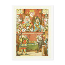 Alice im Wunderland Postkarte