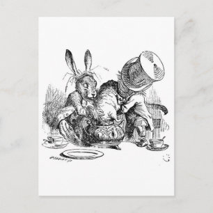 Alice im Wunderland Postkarte