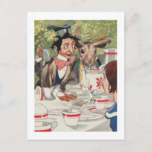 Alice im Wunderland Postkarte
