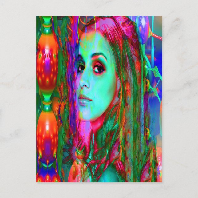 Alice im Wunderland Postkarte (Vorderseite)