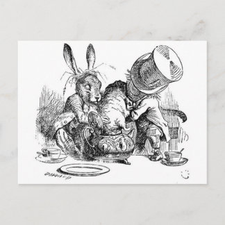Alice im Wunderland Postkarte