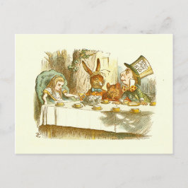 Alice im Wunderland Postkarte (Mad Tea Party)