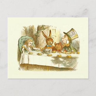 Alice im Wunderland Postkarte (Mad Tea Party)