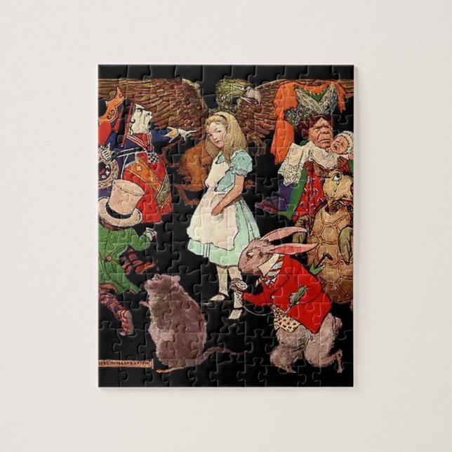 Alice im Wunderland Puzzle (Vertikal)