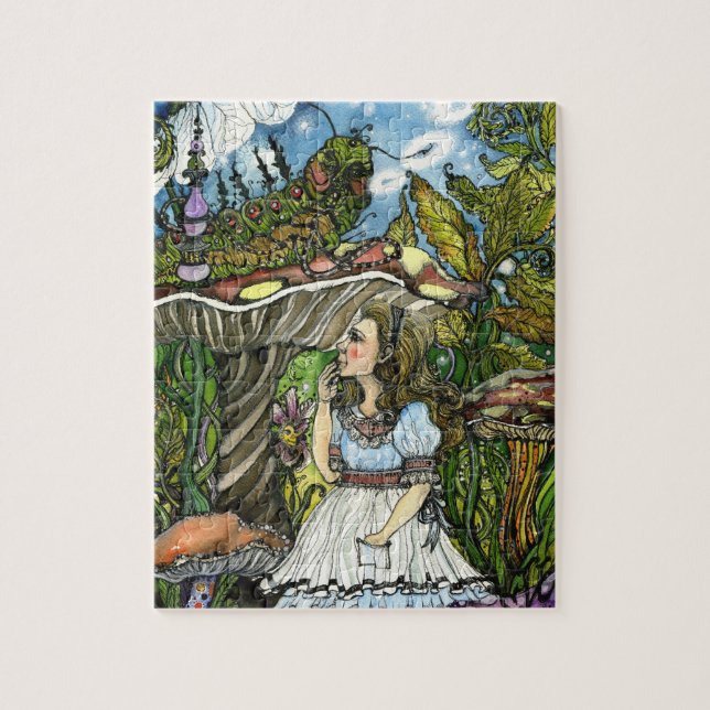 Alice im Wunderland-Puzzlespiel (Vertikal)