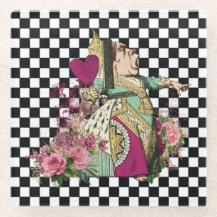 Alice im Wunderland Queen Glasuntersetzer