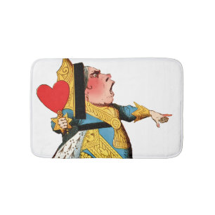 Alice im Wunderland Queen of Hearts Badematte