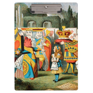Alice im Wunderland Queen of Hearts Klemmbrett