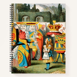 Alice im Wunderland Queen of Hearts Notizbuch