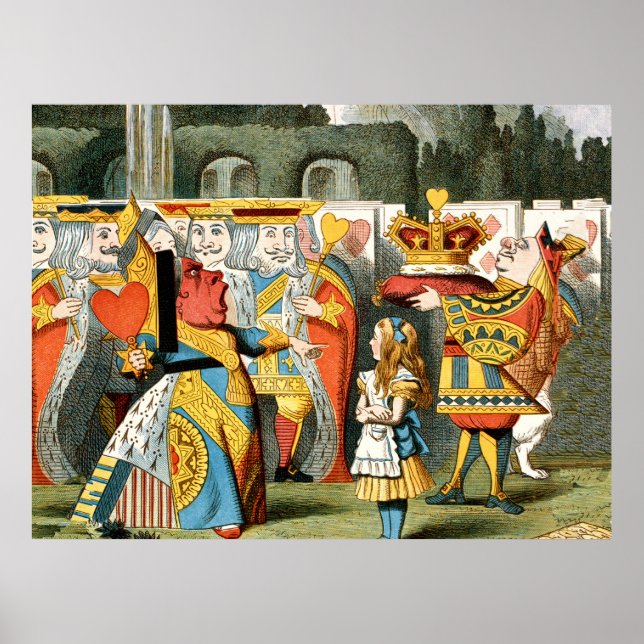 Alice im Wunderland Queen of Hearts Poster (Vorne)