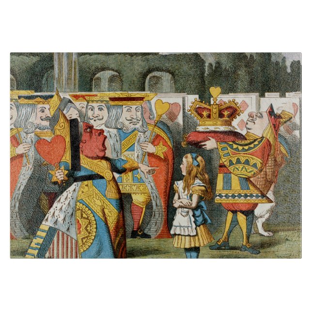 Alice im Wunderland Queen of Hearts Schneidebrett (Vorderseite)