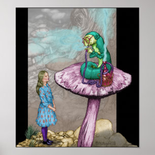 Alice im Wunderland - Rat von einer Raupe Poster