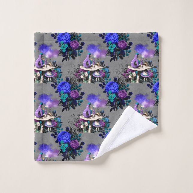 Alice im Wunderland Raupe Rauchen Blume Waschlappen (Waschlappen)