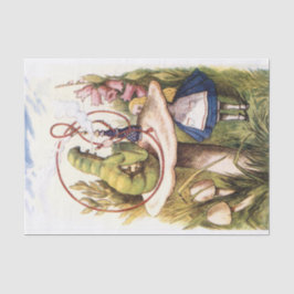 Alice im Wunderland-Raupe Seidenpapier