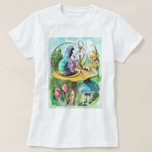 Alice im Wunderland Raupen Damen T-Shirt