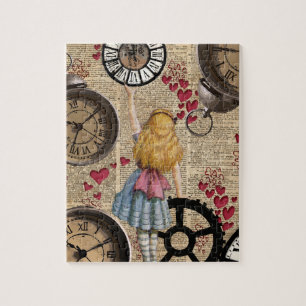 Alice im Wunderland reist durch die Zeit