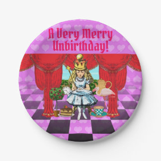 Alice im Wunderland Rosa Merry UnBirthday Teller