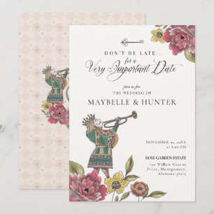 Alice im Wunderland Royal Knave of Heart Fairytale Einladung