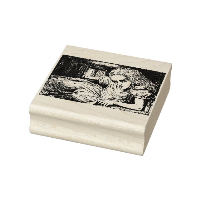 Alice im Wunderland Rubber Briefmarke Gummistempel (Stempel)
