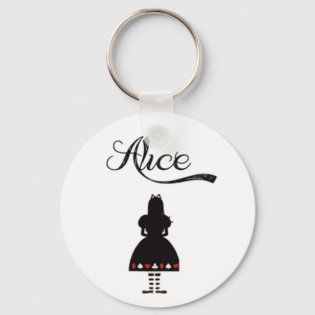 Alice im Wunderland Schlüsselanhänger (Vorderseite)