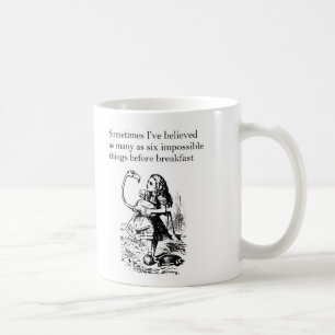 Alice im Wunderland, "Sechs Unmögliche Dinge" Kaffeetasse