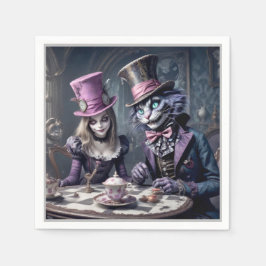 Alice im Wunderland Serviette